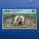 Fr.247 1896 $2 Two Dollars Silver Certificate "EDUCATIONAL NOTE", PMG 20