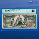 Fr.247 1896 $2 Two Dollars Silver Certificate "EDUCATIONAL NOTE", PMG 25
