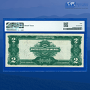 Fr.252 1899 $2 Two Dollars Silver Certificate "MINI PORTHOLE", PMG 50 Comment