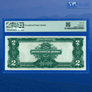 Fr.252 1899 $2 Two Dollars Silver Certificate "MINI PORTHOLE", PMG GEM 66 EPQ