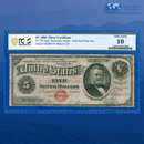 Fr.259 1886 $5 Five Dollars Silver Certificate "MORGAN BACK", PCGS VG 10