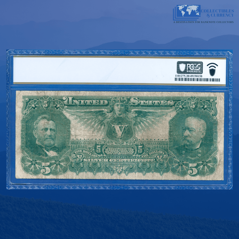 Fr.268 1896 $5 Five Dollars Silver Certificate "EDUCATIONAL NOTE", PCGS 20