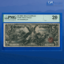 Fr.268 1896 $5 Five Dollars Silver Certificate "EDUCATIONAL NOTE", PMG 20