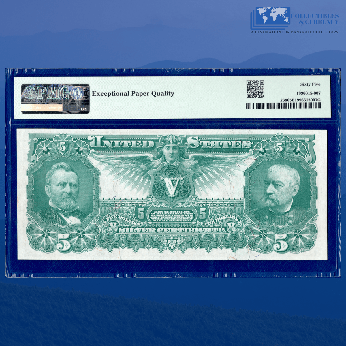 Fr.268 1896 $5 Five Dollars Silver Certificate 
