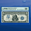 Fr.271 1899 $5 Five Dollars Silver Certificate "CHIEF NOTE", PMG 55