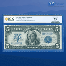 Fr.272 1899 $5 Five Dollars Silver Certificate "CHIEF NOTE", PCGS 25