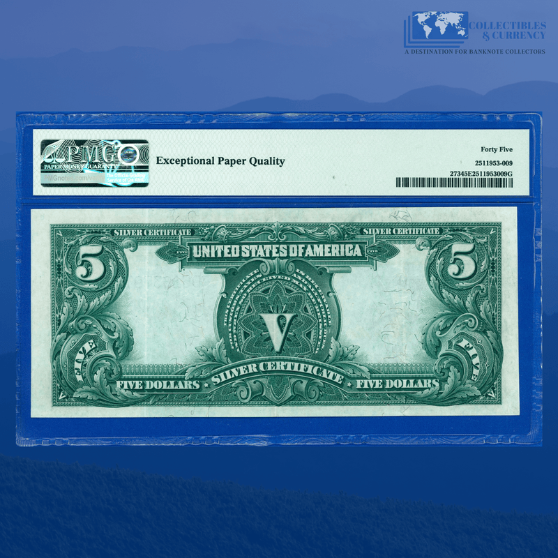 Fr.273 1899 $5 Five Dollars Silver Certificate "CHIEF NOTE", PMG 45 EPQ