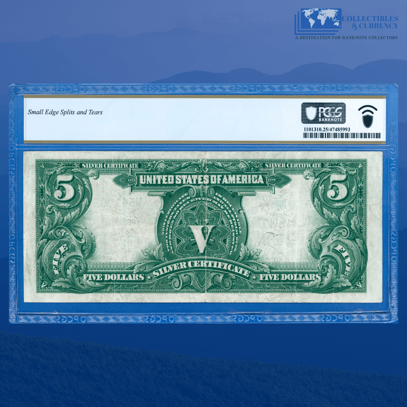 Fr.277 1899 $5 Five Dollars Silver Certificate "CHIEF NOTE", PCGS 25 Comment