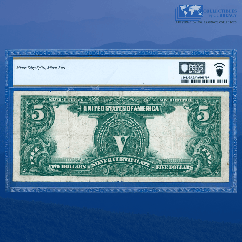 Fr.280m 1899 $5 Five Dollars Silver Certificate Mule "CHIEF NOTE", PCGS 25 Comment