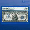 Fr.281 1899 $5 Five Dollars Silver Certificate "CHIEF NOTE", PMG 20 Comment