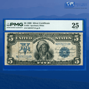 Fr.281 1899 $5 Five Dollars Silver Certificate "CHIEF NOTE", PMG 25 Comment