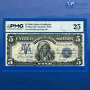 Fr.281m 1899 $5 Five Dollars Silver Certificate "CHIEF NOTE", PMG 25