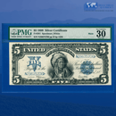 Fr.281m 1899 $5 Five Dollars Silver Certificate "CHIEF NOTE", PMG 30