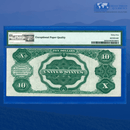 Fr.304 1908 $10 Ten Dollars Silver Certificate "TOMBSTONE", PMG 35 EPQ