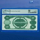 Fr.304 1908 $10 Ten Dollars Silver Certificate "TOMBSTONE", PMG 50 EPQ