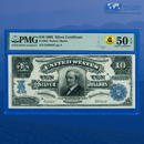 Fr.304 1908 $10 Ten Dollars Silver Certificate "TOMBSTONE", PMG 50 EPQ