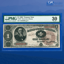 Fr.347 1890 $1 One Dollar Treasury Note "ORNATE BACK" SCARCE, PMG 30 Comment