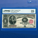 Fr.351 1891 $1 One Dollar Treasury Note "Stanton", PMG 25