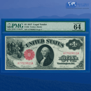 Fr.36 1917 $1 One Dollar "SAWHORSE REVERSE" Legal Tender Note, PMG 64 EPQ