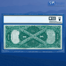 Fr.39 1917 $1 One Dollar Bill "SAWHORSE REVERSE" Legal Tender Note, PCGS 40