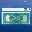 Fr.39 1917 $1 One Dollar Bill "SAWHORSE REVERSE" Legal Tender Note, PCGS 45
