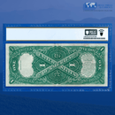Fr.39 1917 $1 One Dollar "SAWHORSE REVERSE" Legal Tender Note, PCGS 45