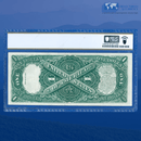 Fr.39 1917 $1 One Dollar "SAWHORSE REVERSE" Legal Tender Note, PCGS 45