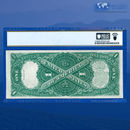 Fr.39 1917 $1 One Dollar "SAWHORSE REVERSE" Legal Tender Note, PCGS 50
