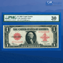 Fr.40 1923 $1 One Dollar "HORSEBLANKET" Legal Tender Note, PMG 30