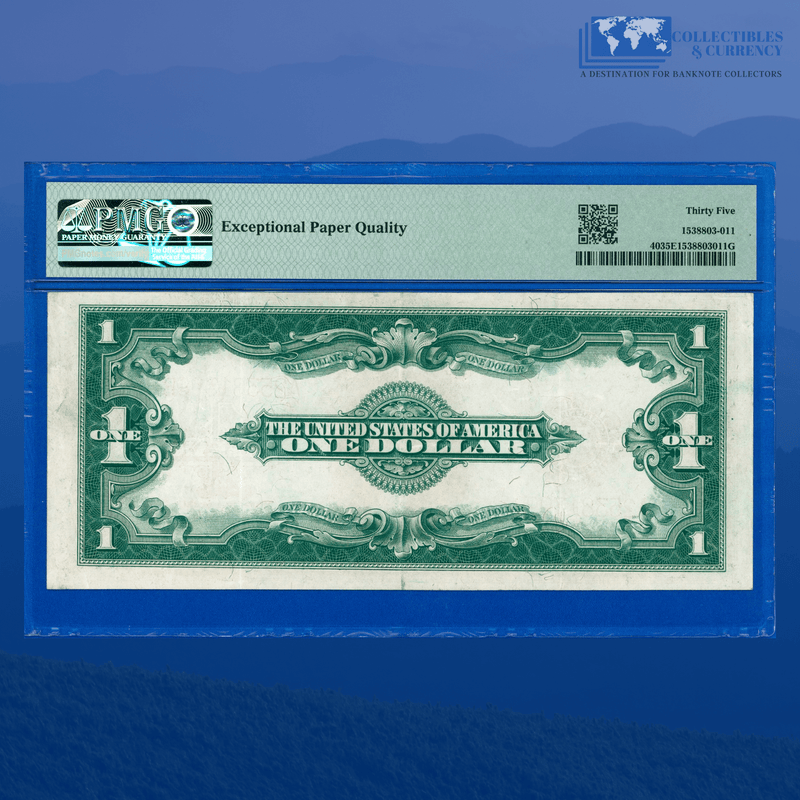 Fr.40 1923 $1 One Dollar "HORSEBLANKET" Legal Tender Note, PMG 35 EPQ