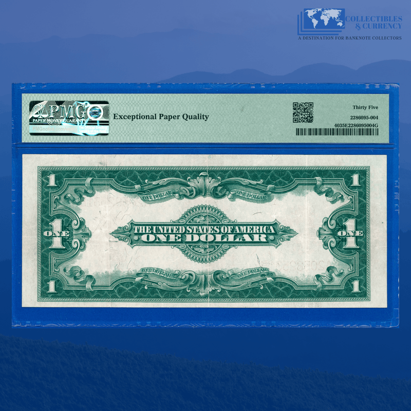 Fr.40 1923 $1 One Dollar "HORSEBLANKET" Legal Tender Note, PMG 35 EPQ