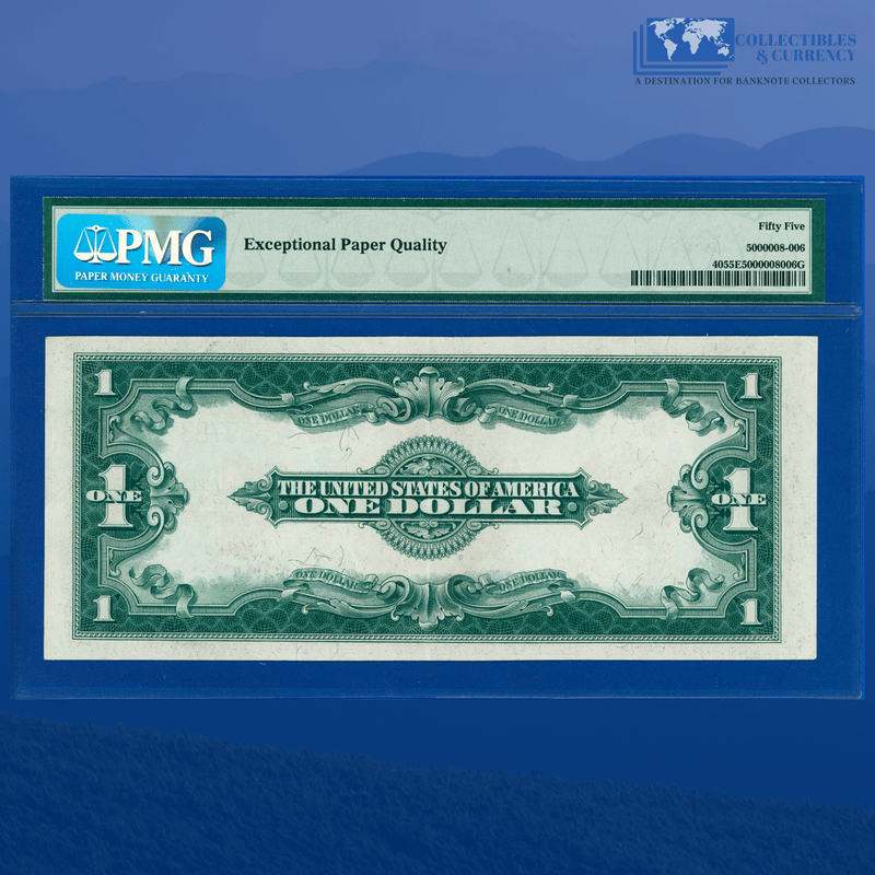 Fr.40 1923 $1 One Dollar "HORSEBLANKET" Legal Tender Note, PMG 55 EPQ