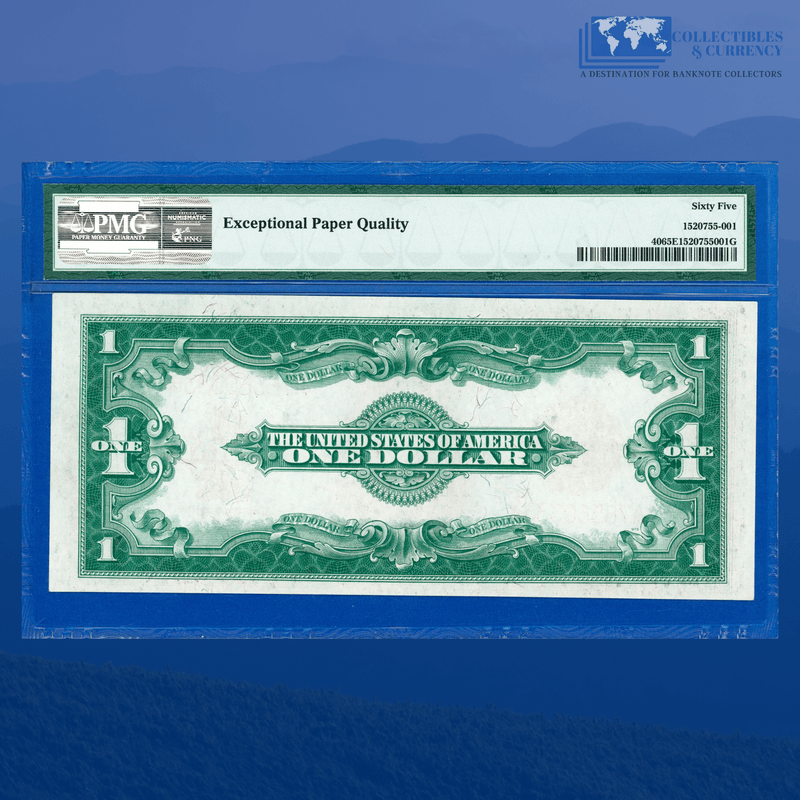 Fr.40 1923 $1 One Dollar "HORSEBLANKET" Legal Tender Note, PMG 65 EPQ