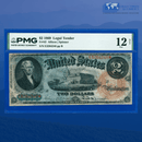 Fr.42 1869 $2 Two Dollars "RAINBOW" Legal Tender Note, PMG 12 Comment