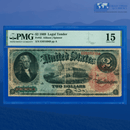 Fr.42 1869 $2 Two Dollars "RAINBOW" Legal Tender Note, PMG 15