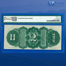 Fr.42 1869 $2 Two Dollars "RAINBOW" Legal Tender Note, PMG 35 EPQ