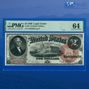 Fr.50 1880 $2 Two Dollars "BRACELET REVERSE" Legal Tender Note, PMG 64