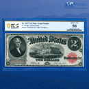 Fr.58 1917 $2 Two Dollars "BRACELET REVERSE" Legal Tender Note, PCGS 50