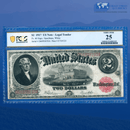 Fr.60 1917 $2 Two Dollars Bill "BRACELET REVERSE" Legal Tender Note, PCGS 25