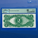 Fr.60 1917 $2 Two Dollars Bill "BRACELET REVERSE" Legal Tender Note, PMG 53 EPQ