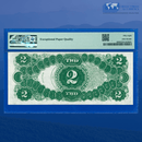 Fr.60 1917 $2 Two Dollars Bill "BRACELET REVERSE" Legal Tender Note, PMG 58 EPQ