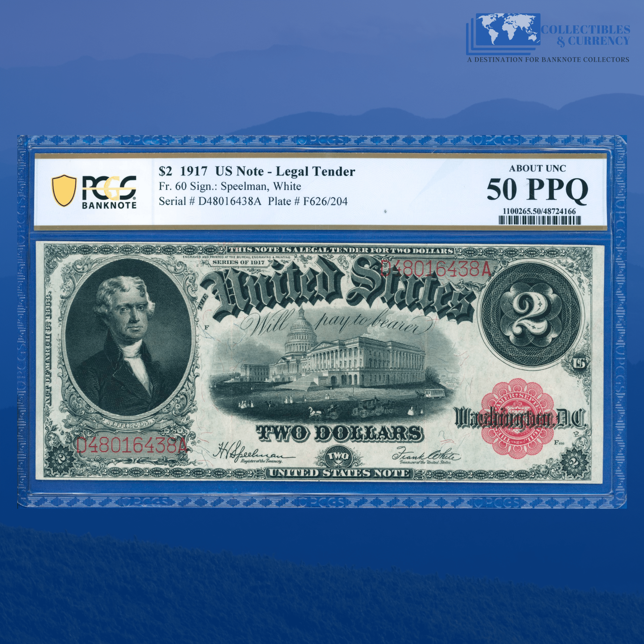 Buying/Selling 1917 $2 Two Dollars Legal Tender Notes 