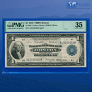 Fr.709 1918 $1 One Dollar FRBN Boston "GREEN EAGLE", PMG 35
