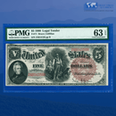 Fr.71 1880 $5 Five Dollars "WOODCHOPPER" Legal Tender Note, Cut Sheet