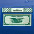 Fr.711 1918 $1 One Dollar FRBN New York "GREEN EAGLE", PCGS 25