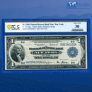 Fr.712 1918 $1 One Dollar FRBN New York "GREEN EAGLE", PCGS 30