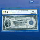 Fr.717 1918 $1 One Dollar FRBN Philadelphia "GREEN EAGLE", PCGS 40 Comment