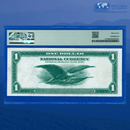 Fr.717 1918 $1 One Dollar FRBN Philly "GREEN EAGLE", PMG 35