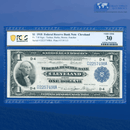 Fr.718 1918 $1 One Dollar FRBN Cleveland "GREEN EAGLE", PCGS 30