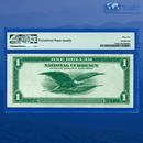 Fr.718 1918 $1 One Dollar FRBN Cleveland "GREEN EAGLE", PMG GEM 65 EPQ